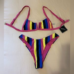 NEW Zaful Multicolor Bikini